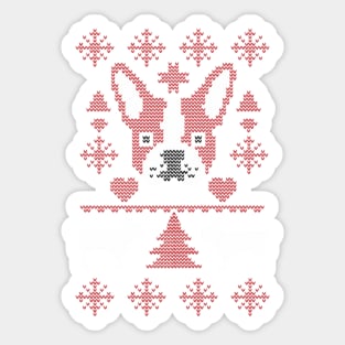 Christmas dog - Ugly Christmas Model Sticker